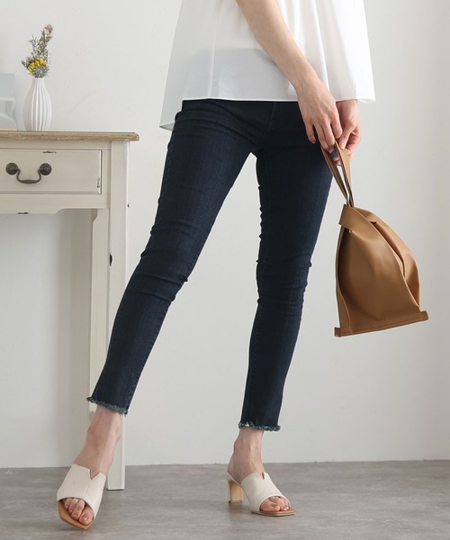ElegChic(エレグシック)の「スキニーストレッチデニムパンツ(デニムパンツ・レディース・ブルー/ワンウォッシュ/ネイビー・4L/M/L/XXL/XL)」の8枚目の写真
