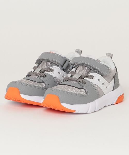 Saucony(サッカニー)の「SAUCONY サッカニー (14-18)JAZZ LITE 2.0 ジャズ ライト 2.0 SL265118 GREY(スニーカー・キッズ・グレー・17/18/16/14/15 )」の1枚目の写真