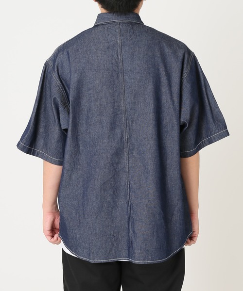 JOURNAL STANDARD relume（ジャーナルスタンダード　レリューム）の「【SMITH`S × relume / スミス】SSシャツジャケット（シャツ/ブラウス・メンズ・ネイビー/ホワイト/ナチュラル・MEDIUM/LARGE）」の19枚目の写真