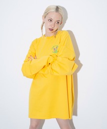 X-girl | DELIVERY L/S TEE DRESS(ワンピース)