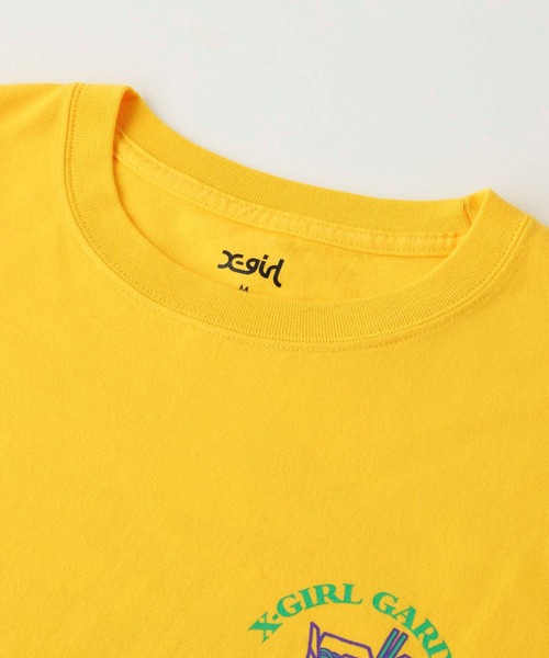 X-girl（エックスガール）の「DELIVERY L/S TEE DRESS（ワンピース・レディース・チャコール/ホワイト/イエロー・S/M）」の8枚目の写真