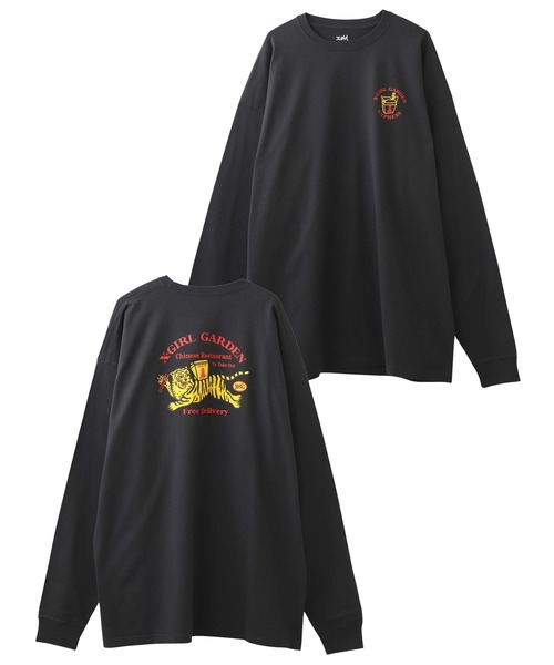 X-girl（エックスガール）の「DELIVERY L/S TEE DRESS（ワンピース・レディース・チャコール/ホワイト/イエロー・S/M）」の21枚目の写真