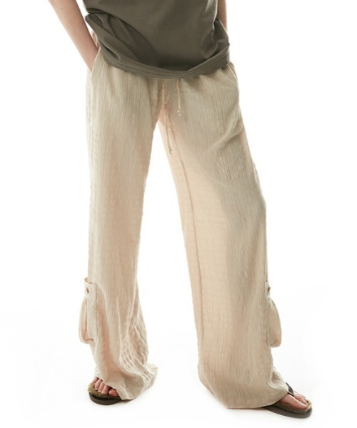 SCULPTOR（スカルプター）の「SLOUCH POCKET CARGO PANTS/スラウチポケットカーゴパンツ（カーゴパンツ・レディース・ブラック/モカ/ライトベージュ・MEDIUM）」の13枚目の写真