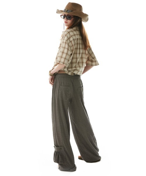 SCULPTOR（スカルプター）の「SLOUCH POCKET CARGO PANTS/スラウチポケットカーゴパンツ（カーゴパンツ・レディース・ブラック/モカ/ライトベージュ・MEDIUM）」の20枚目の写真