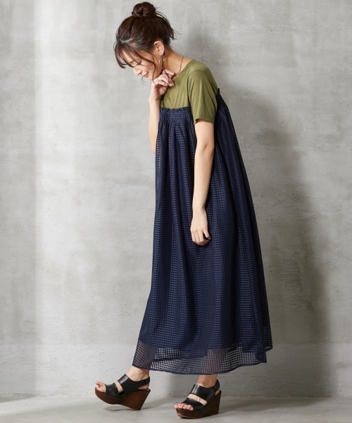 セール 大きいサイズ フェイクレイヤードワンピース ローズファンファン ワンピース Rose Fan Fan ローズファンファン のファッション通販 Zozotown