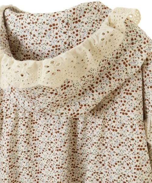 Candy Stripper（キャンディストリッパー）の「FLORAL GIRLY FRILL SWITCHED アノラック（その他アウター・レディース・ブラック/アイボリー・2）」の13枚目の写真