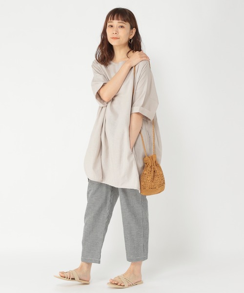 studio CLIP(スタディオクリップ)の「ひんやりBIGチュニックワンピース(ワンピース・レディース・ライトグレー/パープル/ブルー/スモーク・FREE)」の15枚目の写真