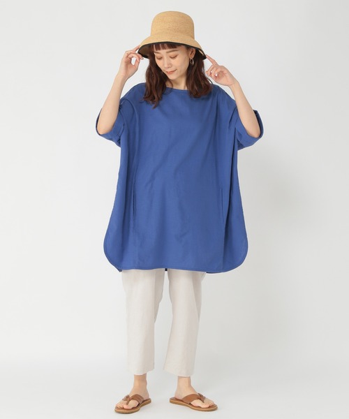 studio CLIP(スタディオクリップ)の「ひんやりBIGチュニックワンピース(ワンピース・レディース・ライトグレー/パープル/ブルー/スモーク・FREE)」の9枚目の写真