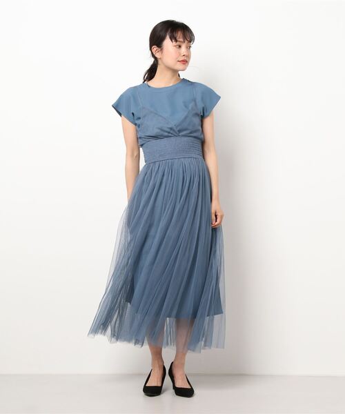 2点セット チュールレイヤードワンピースset ワンピース Kobe Lettuce コウベレタス のファッション通販 Zozotown