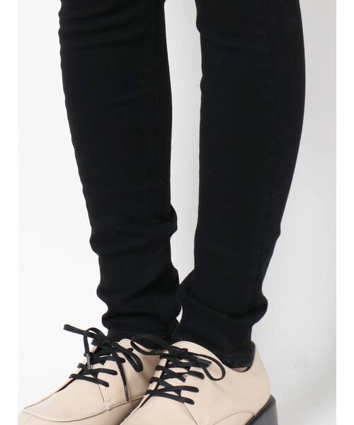 EMODA（エモダ）の「ベルトヘムフリンジハイウエストパギンス（デニムパンツ・レディース・インディゴブルー/ブラック・X-SMALL/MEDIUM/SMALL）」の15枚目の写真