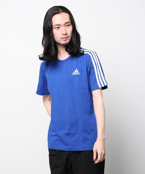 セール】エッセンシャルズ 3ストライプス 半袖Tシャツ
