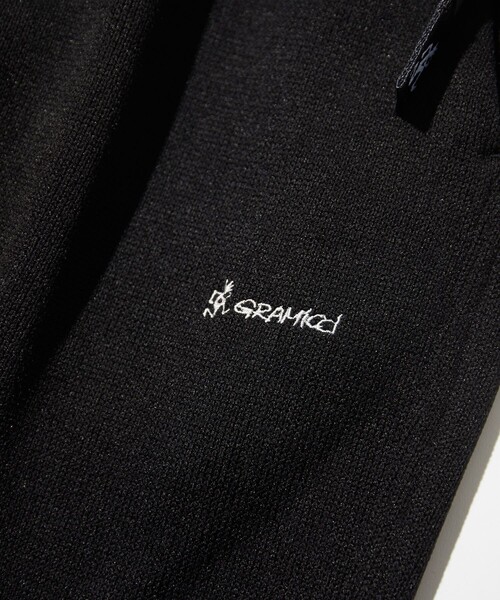 Gramicci（グラミチ）の「GRAMICCI/グラミチ 別注 KNIT FLEECE PANTS/ニットフリース パンツ（その他パンツ・メンズ・ブラック/チャコールグレー/グレー・SMALL/MEDIUM/LARGE）」の4枚目の写真