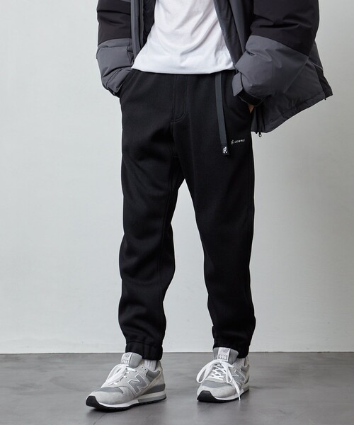 Gramicci（グラミチ）の「GRAMICCI/グラミチ 別注 KNIT FLEECE PANTS/ニットフリース パンツ（その他パンツ・メンズ・ブラック/チャコールグレー/グレー・SMALL/MEDIUM/LARGE）」の6枚目の写真