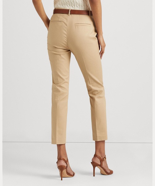 LAUREN RALPH LAUREN(ローレン ラルフ ローレン)の「ダブルフェイスド ストレッチ コットン パンツ(その他パンツ・レディース・ブラウン系6・2/0/4/6/8/10/00)」の3枚目の写真