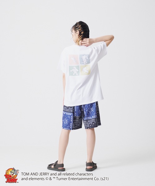 Tom&Jerry(トムアンドジェリー)の「【TOM AND JERRY/トムとジェリー】 ミニ裏毛総柄ショーツ(その他パンツ・メンズ・その他1/その他2・MEDIUM/LARGE/X-LARGE)」の7枚目の写真