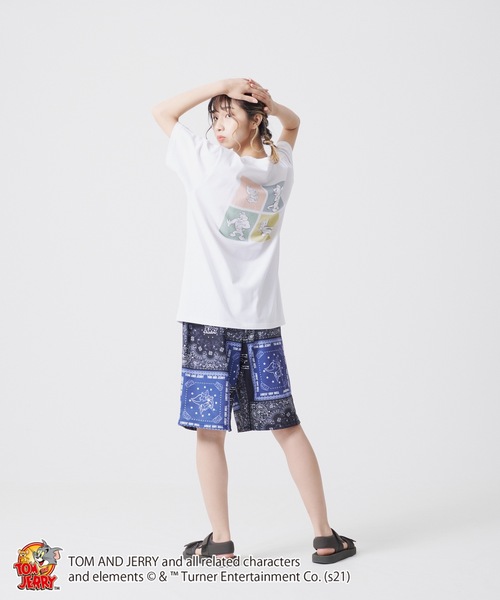 Tom&Jerry(トムアンドジェリー)の「【TOM AND JERRY/トムとジェリー】 ミニ裏毛総柄ショーツ(その他パンツ・メンズ・その他1/その他2・MEDIUM/LARGE/X-LARGE)」の8枚目の写真