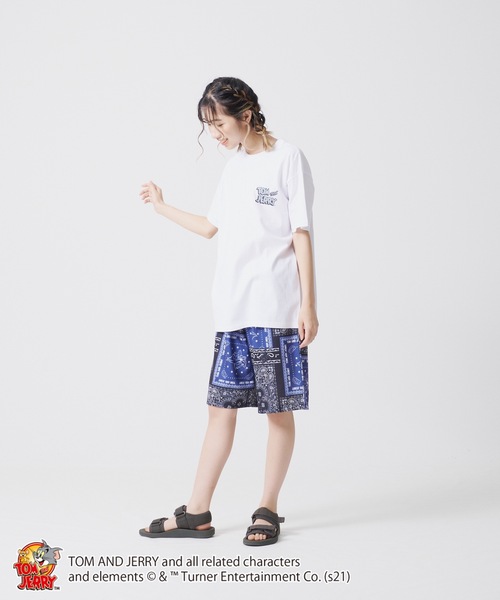 Tom&Jerry(トムアンドジェリー)の「【TOM AND JERRY/トムとジェリー】 ミニ裏毛総柄ショーツ(その他パンツ・メンズ・その他1/その他2・MEDIUM/LARGE/X-LARGE)」の9枚目の写真