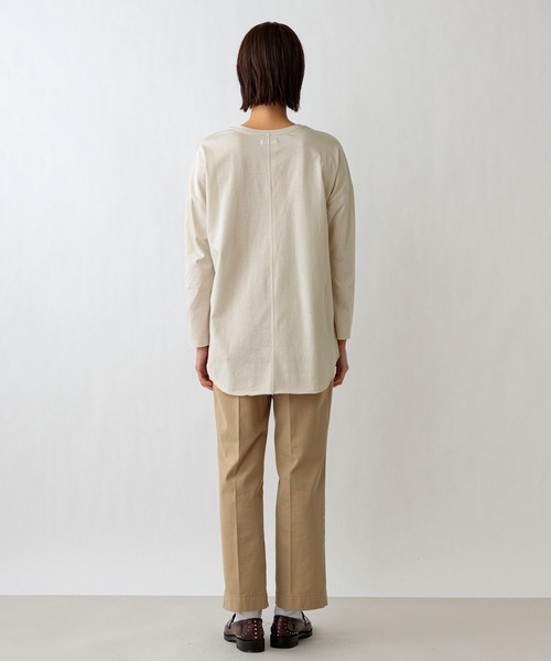 tシャツ 「SETENS/セテンス」コットンロングスリーブプルオーバー レディース SETENS tシャツ 「SETENS/セテンス」コットンロングスリーブプル