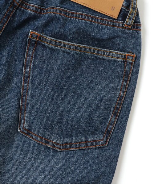 F.O.U（エフオーユー）の「5ポケット デニム 10分丈_ジュニア（デニムパンツ・キッズ・ネイビー/ブルー・150/160）」の5枚目の写真