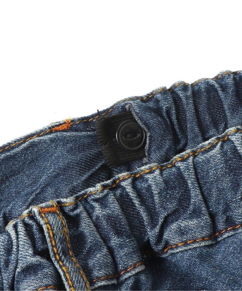 F.O.U（エフオーユー）の「5ポケット デニム 10分丈_ジュニア（デニムパンツ・キッズ・ネイビー/ブルー・150/160）」の3枚目の写真