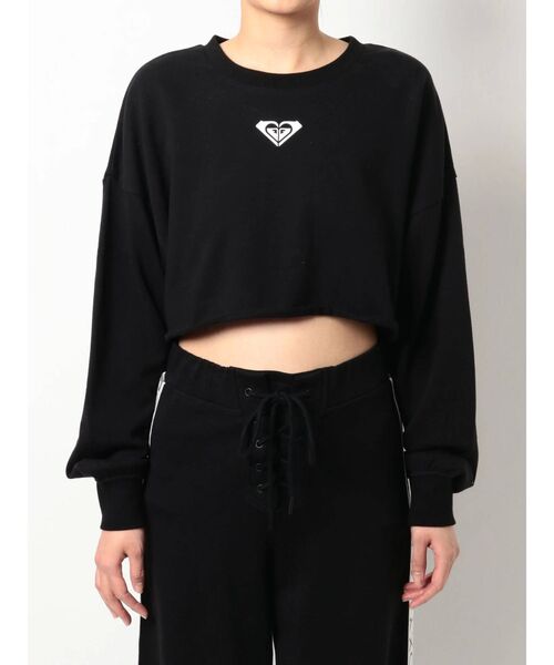 ROXY(ロキシー)の「GYDA×ROXY ロゴスウェットショートTOPS(スウェット・レディース・ブラック/オフホワイト・FREE)」の14枚目の写真