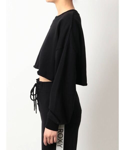 ROXY(ロキシー)の「GYDA×ROXY ロゴスウェットショートTOPS(スウェット・レディース・ブラック/オフホワイト・FREE)」の15枚目の写真