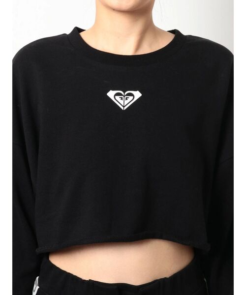 ROXY(ロキシー)の「GYDA×ROXY ロゴスウェットショートTOPS(スウェット・レディース・ブラック/オフホワイト・FREE)」の17枚目の写真