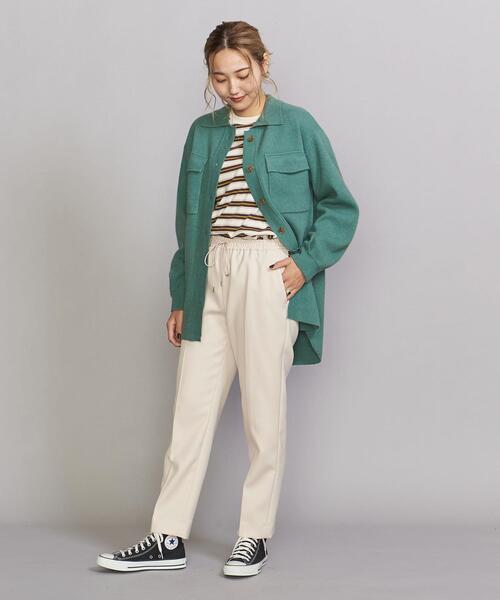 BEAUTY&YOUTH UNITED ARROWS(ビューティーアンドユースユナイテッドアローズ)の「BY カルゼドローストテーパードパンツ -ウォッシャブル- ∴(その他パンツ・レディース・コバルトブルー/オフホワイト/ブラック/モカ・L/M/S)」の20枚目の写真