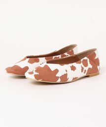 koe | スクエアトゥフラットパンプス*(パンプス)