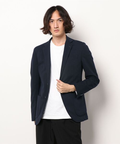 AT.P.Co(アティピコ)の「【AT.P.CO】 A202ALAN60 テーラードジャケット(テーラードジャケット・メンズ・ネイビー・46/48/50/44)」の1枚目の写真