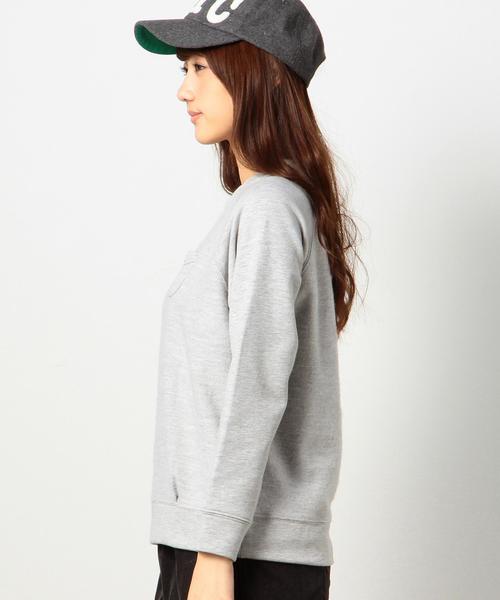 coen(コーエン)の「ポケット起毛ラグランプルオーバー(スウェット・レディース・ネイビー/グレー/ホワイト・LARGE/MEDIUM)」の11枚目の写真