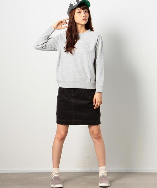 coen(コーエン)の「ポケット起毛ラグランプルオーバー(スウェット・レディース・ネイビー/グレー/ホワイト・LARGE/MEDIUM)」の12枚目の写真