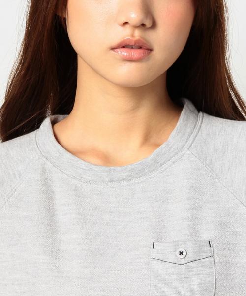 coen(コーエン)の「ポケット起毛ラグランプルオーバー(スウェット・レディース・ネイビー/グレー/ホワイト・LARGE/MEDIUM)」の13枚目の写真