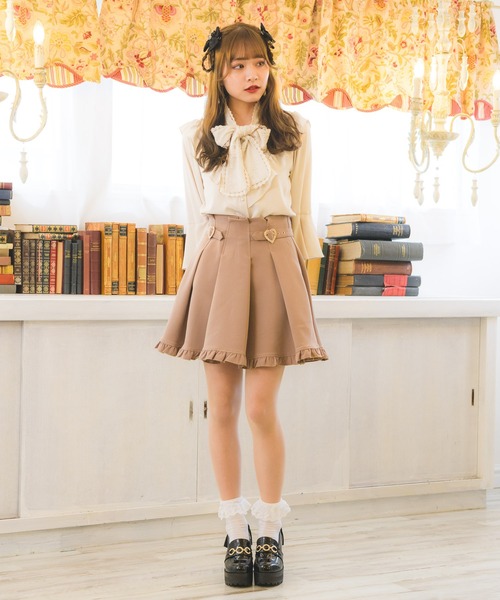 ROJITA（ロジータ）の「レーシーリボン袖ボリュームブラウス（シャツ/ブラウス・レディース・ピンク/ブラック/ホワイト・FREE）」の12枚目の写真