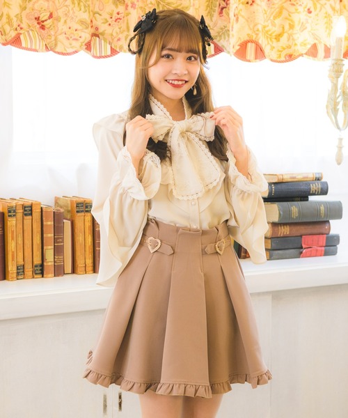 ROJITA（ロジータ）の「レーシーリボン袖ボリュームブラウス（シャツ/ブラウス・レディース・ピンク/ブラック/ホワイト・FREE）」の15枚目の写真