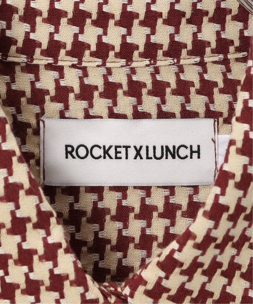 ROCKET x LUNCH（ロケットアンドランチ）の「【ROCKET × LUNCH/ロケット ランチ】R HOUND TOOTH CHECK SHIRT（シャツ/ブラウス・レディース・ブラウン/ラスタ・SMALL）」の13枚目の写真