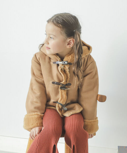 新品★ ビームス　フェイクムートンダッフルコート B:MING by BEAMS（ビーミングバイビームス）の「□B ビーミング