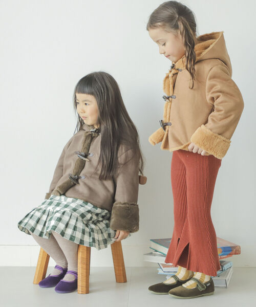 新品★ ビームス　フェイクムートンダッフルコート B:MING by BEAMS（ビーミングバイビームス）の「□B ビーミング