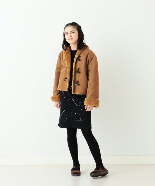 新品★ ビームス　フェイクムートンダッフルコート B:MING by BEAMS（ビーミングバイビームス）の「B:MING by BEAMS