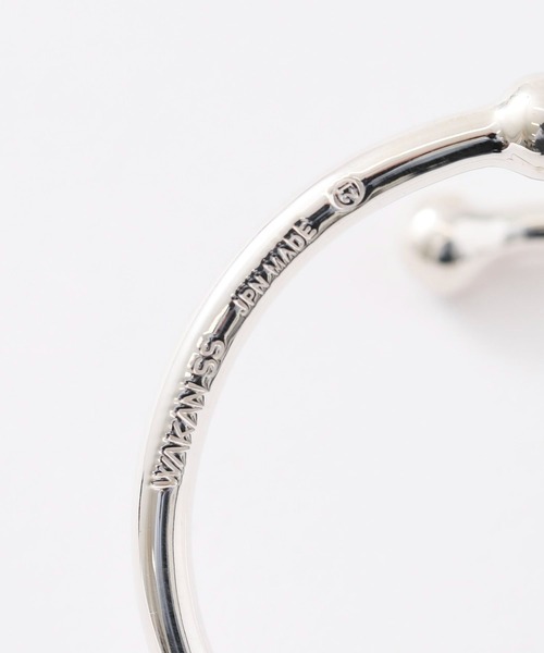 WAKAN SILVER SMITH（ワカンシルバースミス）の「【WAKAN SILVER SMITH】Double ball Twist bangle（バングル/リストバンド・メンズ・シルバー・FREE）」の10枚目の写真