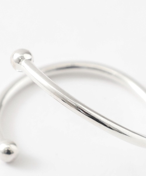 WAKAN SILVER SMITH】Double ball Twist bangle