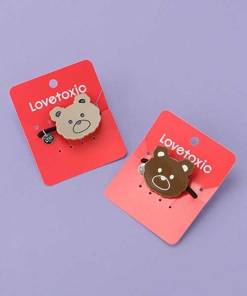 LOVETOXIC(ラブトキシック)の「【くま柄】くまちゃんゴム(その他ヘアアクセサリー・キッズ・モカ/ベージュ・FREE)」の8枚目の写真