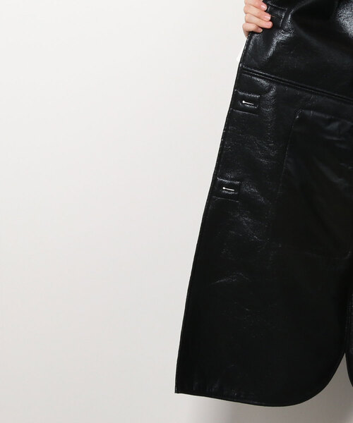 AMERICAN RAG CIE（アメリカンラグシー）の「ムートンパイピングコート（ムートンコート・レディース・ブラック・FREE）」の5枚目の写真