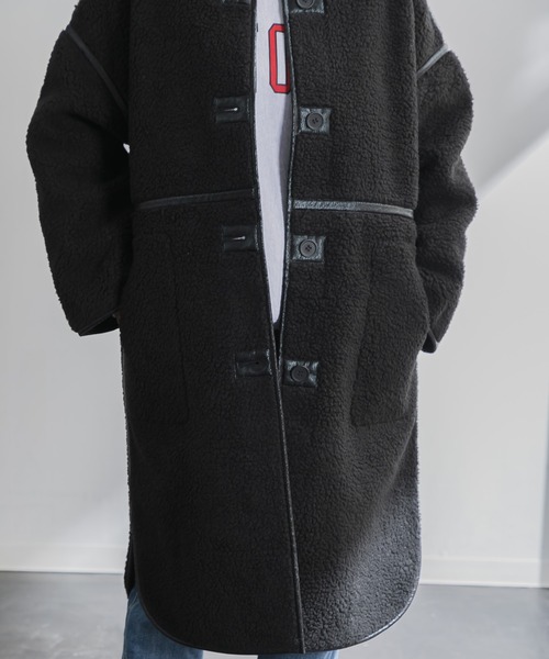 AMERICAN RAG CIE（アメリカンラグシー）の「ムートンパイピングコート（ムートンコート・レディース・ブラック・FREE）」の15枚目の写真