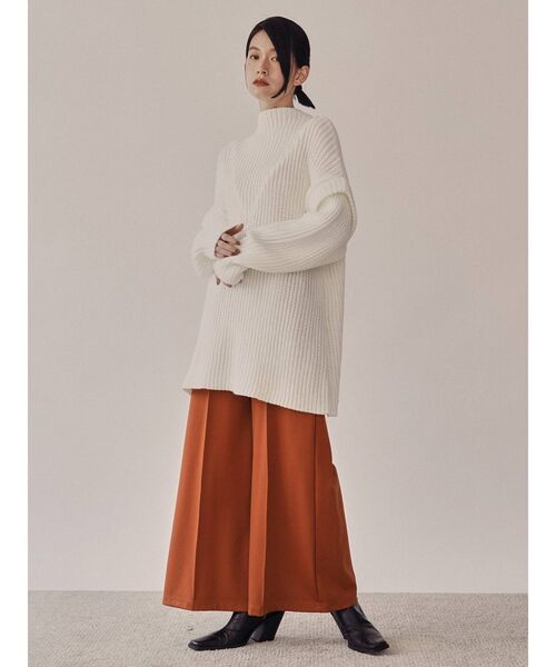 COTORICA（コトリカ）の「【THE DAYZ TOKYO】カットルーズパンツ（その他パンツ・レディース・ブラック/ダークオレンジ・SMALL/MEDIUM）」の5枚目の写真