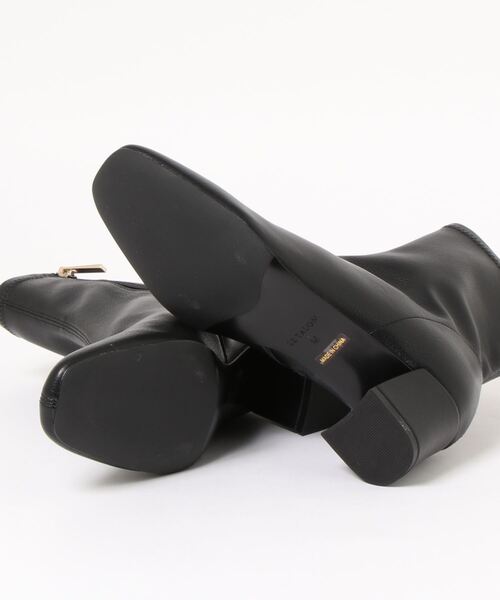 LE TALON（ルタロン）の「5cmスクエアフィットショートブーツ（ブーツ・レディース・ブラック系その他/アイボリー/ベージュ・MEDIUM/LARGE/SMALL/X-LARGE/X-SMALL）」の10枚目の写真