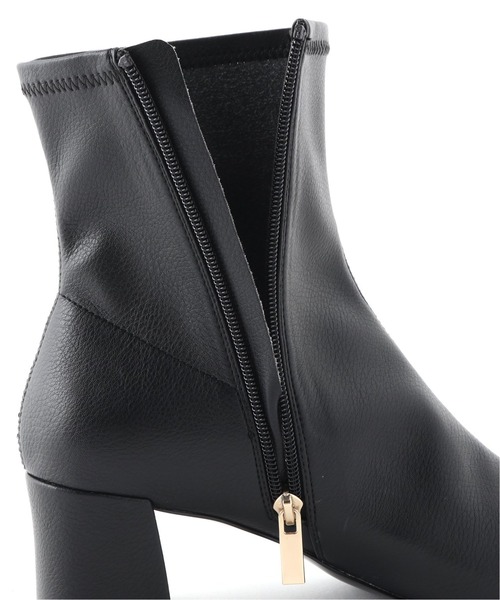 LE TALON（ルタロン）の「5cmスクエアフィットショートブーツ（ブーツ・レディース・ブラック系その他/アイボリー/ベージュ・MEDIUM/LARGE/SMALL/X-LARGE/X-SMALL）」の8枚目の写真