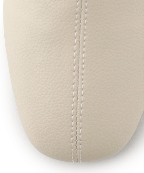 LE TALON（ルタロン）の「5cmスクエアフィットショートブーツ（ブーツ・レディース・ブラック系その他/アイボリー/ベージュ・MEDIUM/LARGE/SMALL/X-LARGE/X-SMALL）」の18枚目の写真