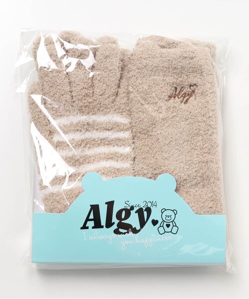 algy(アルジー)の「手袋&ソックスギフトセット(手袋・キッズ・ベージュ/グレー・FREE)」の6枚目の写真