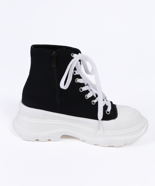 WC（ダブル シー）の「ボリュームソールスニーカー（スニーカー・レディース・ブラック・SMALL/MEDIUM）」の8枚目の写真